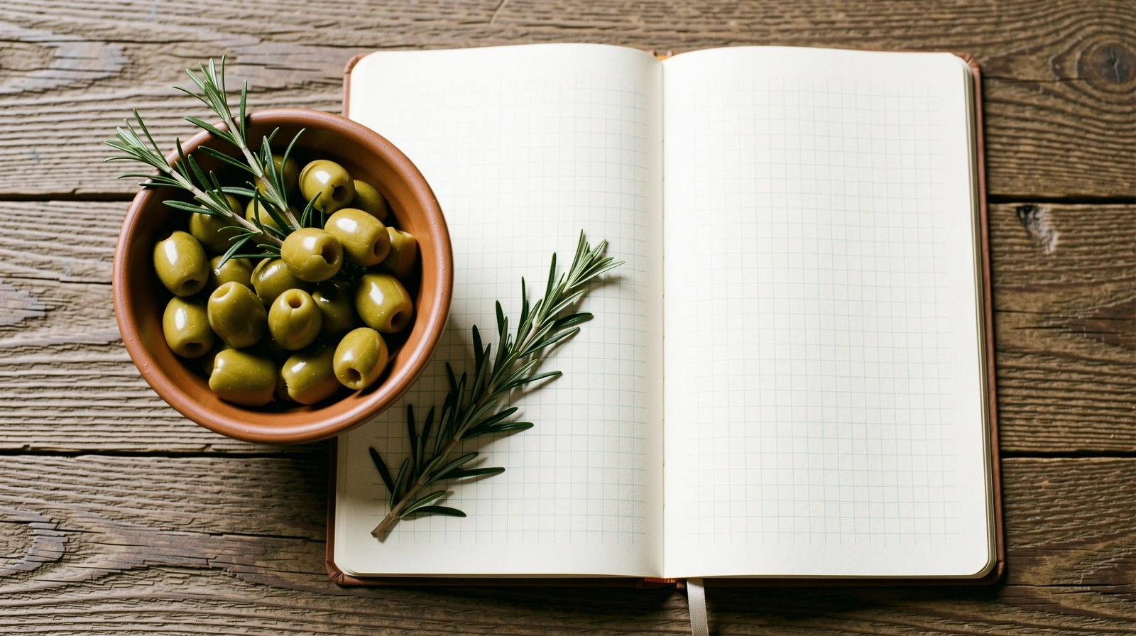 Composizione culinaria minimalista